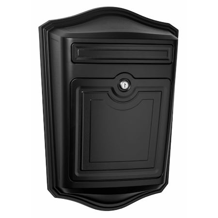 Architectural Mailboxes Mailbox, Black, Wall Mount, Medium 2540B-10